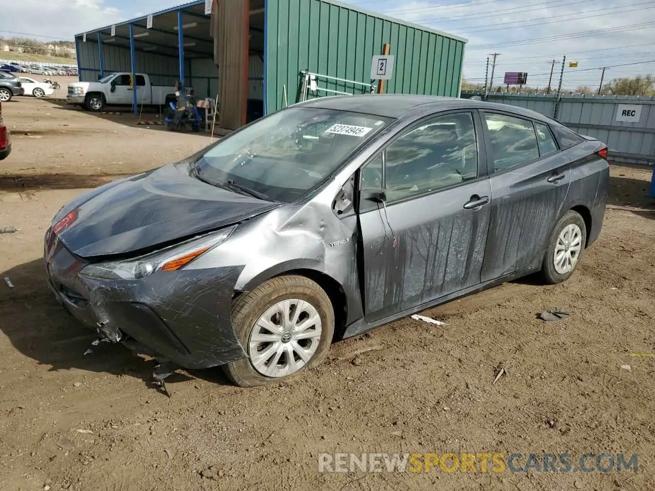 1 Фотография поврежденного автомобиля JTDKAMFU6N3176869 TOYOTA PRIUS NIGH 2022
