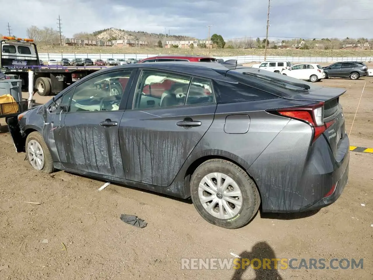 2 Фотография поврежденного автомобиля JTDKAMFU6N3176869 TOYOTA PRIUS NIGH 2022