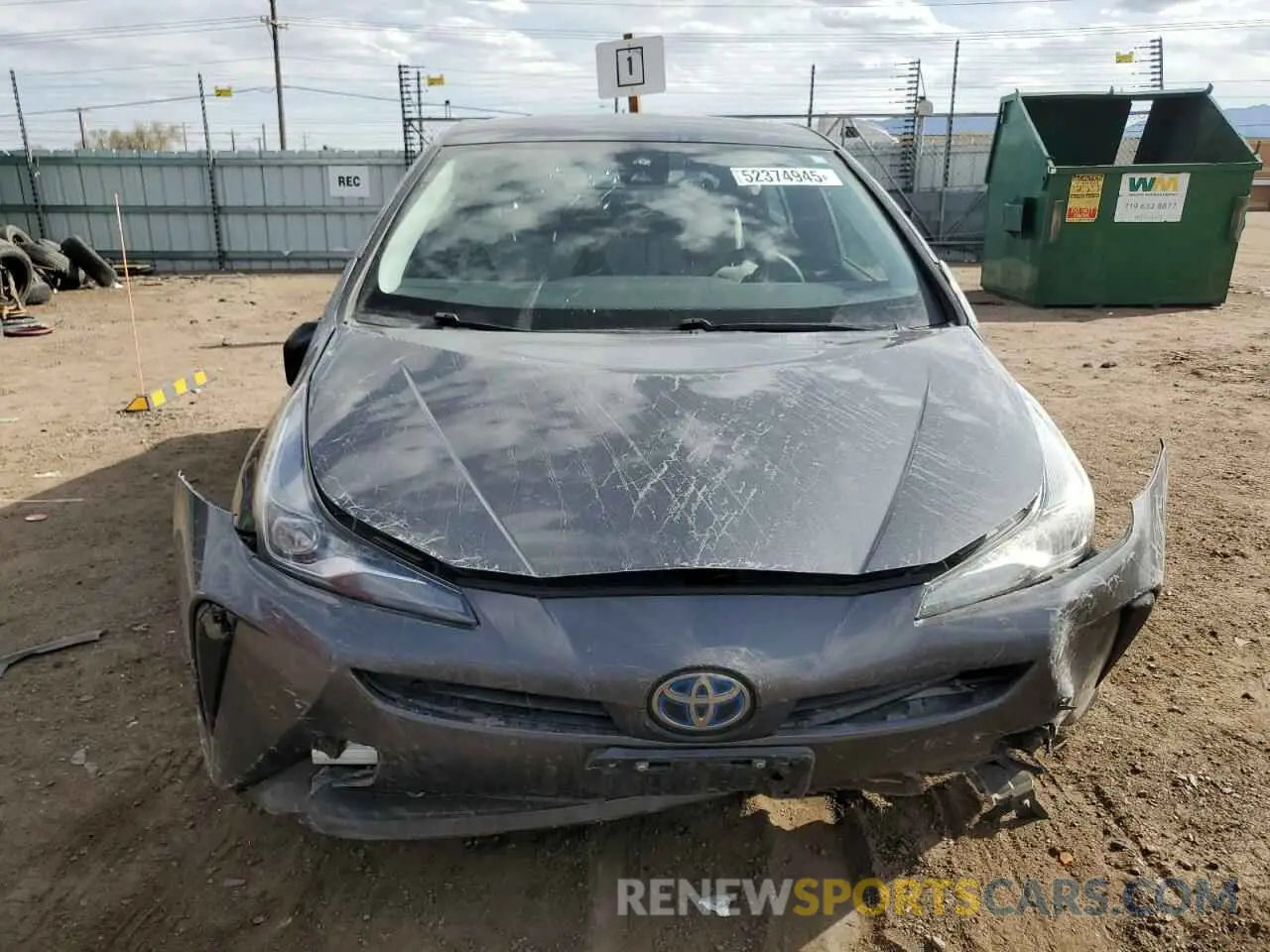 5 Фотография поврежденного автомобиля JTDKAMFU6N3176869 TOYOTA PRIUS NIGH 2022