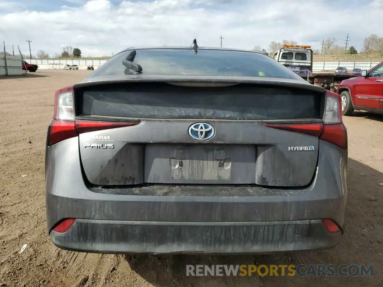 6 Фотография поврежденного автомобиля JTDKAMFU6N3176869 TOYOTA PRIUS NIGH 2022