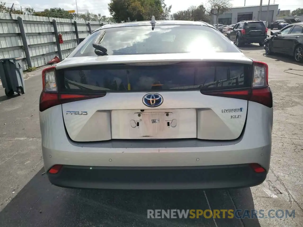6 Фотография поврежденного автомобиля JTDKAMFU7N3155884 TOYOTA PRIUS NIGH 2022