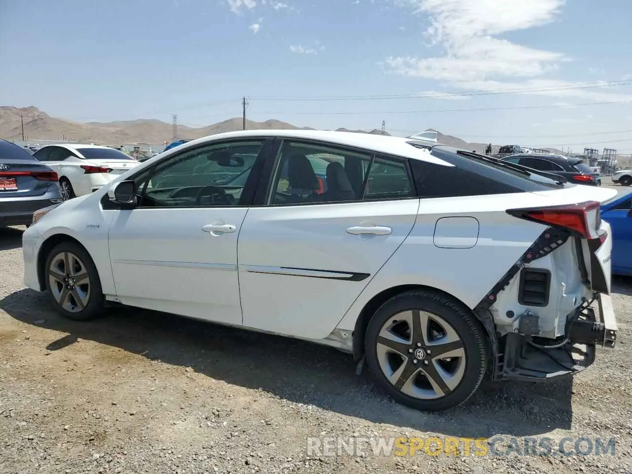 2 Photograph of a damaged car JTDKAMFU7N3156940 TOYOTA PRIUS NIGH 2022