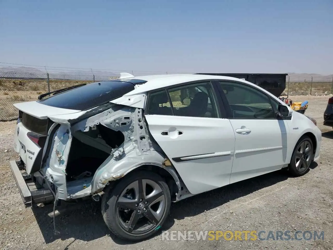 3 Photograph of a damaged car JTDKAMFU7N3156940 TOYOTA PRIUS NIGH 2022