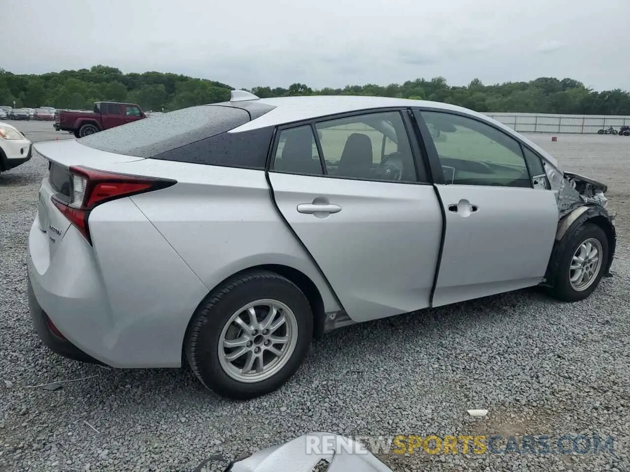 3 Photograph of a damaged car JTDKAMFU7N3160423 TOYOTA PRIUS NIGH 2022