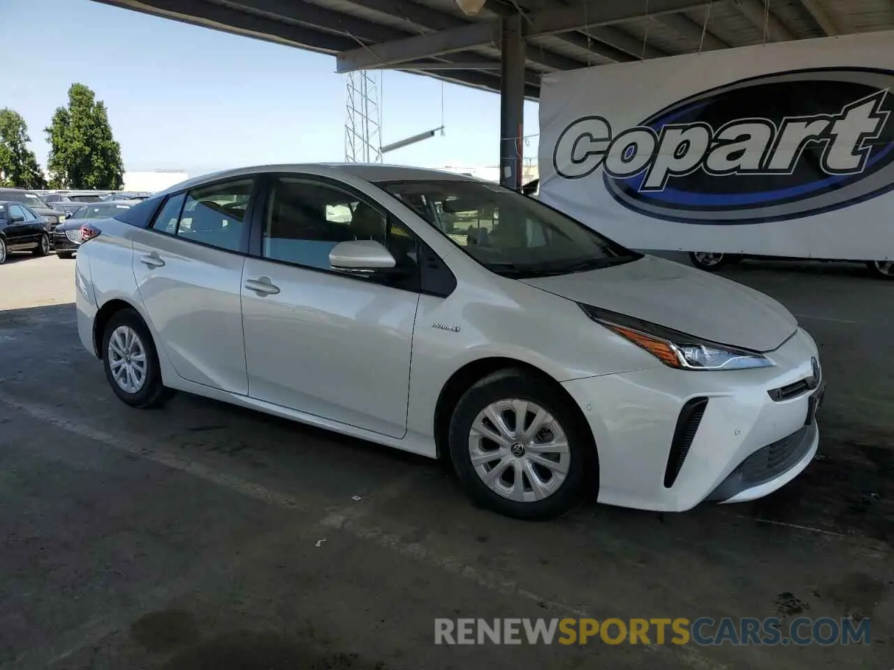 4 Photograph of a damaged car JTDKAMFU7N3171485 TOYOTA PRIUS NIGH 2022