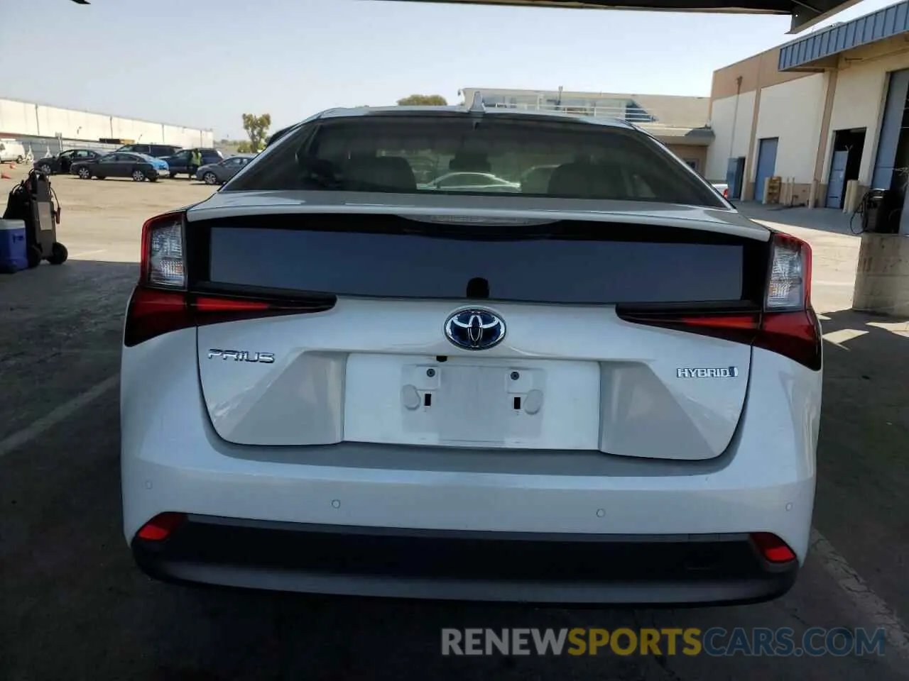 6 Photograph of a damaged car JTDKAMFU7N3171485 TOYOTA PRIUS NIGH 2022