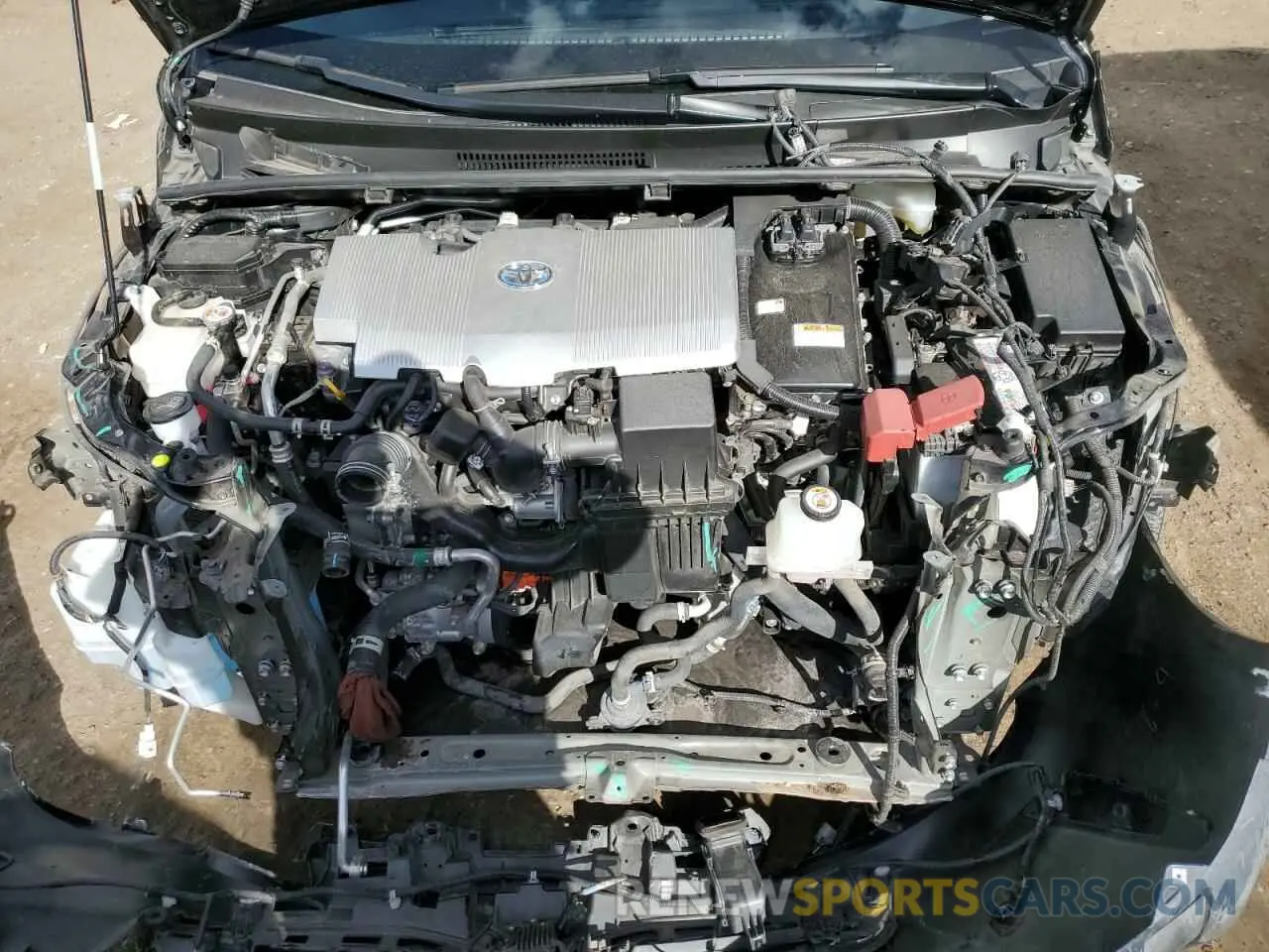 11 Фотография поврежденного автомобиля JTDKAMFU7N3177769 TOYOTA PRIUS NIGH 2022