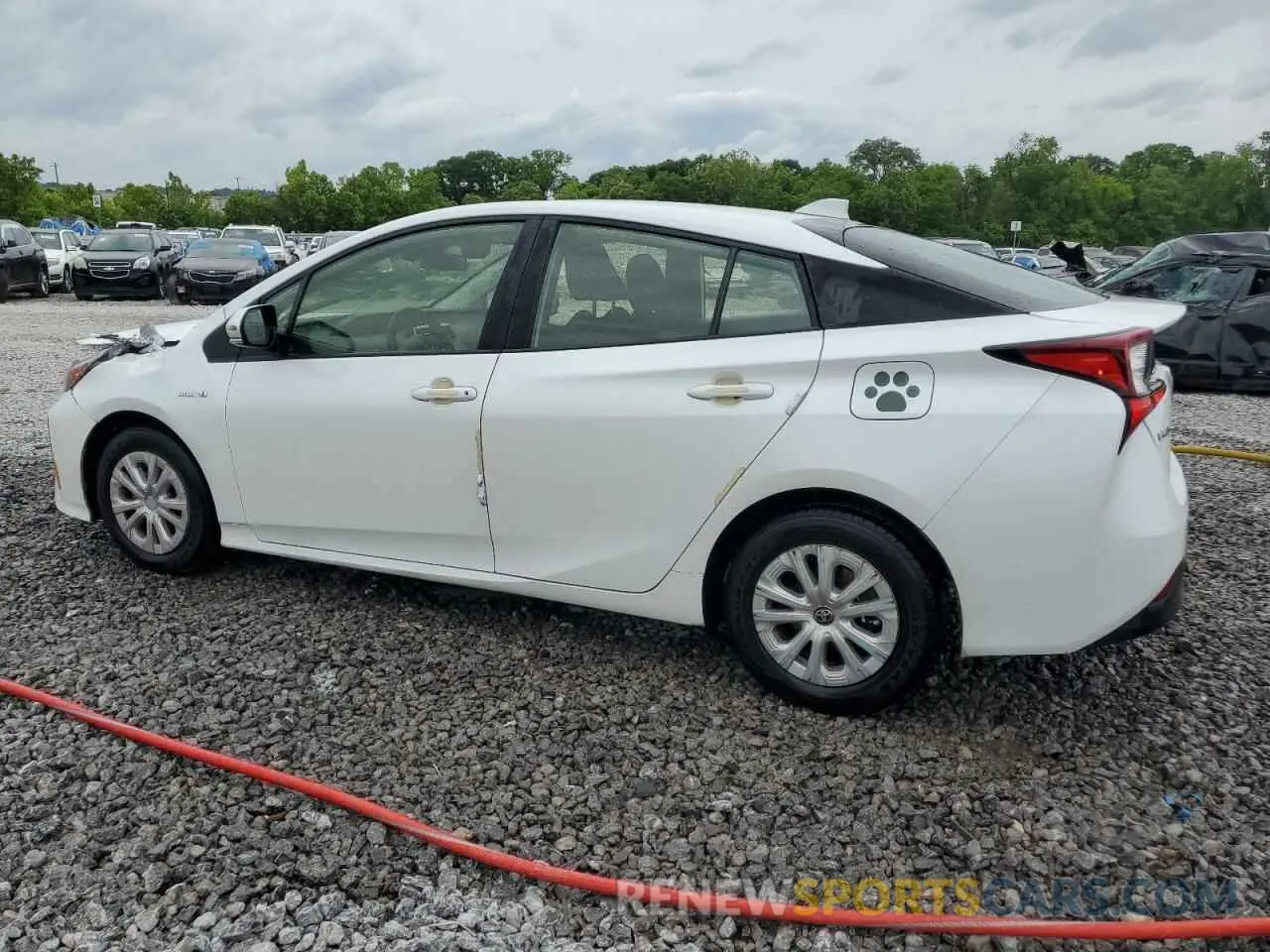 2 Photograph of a damaged car JTDKAMFU7N3178131 TOYOTA PRIUS NIGH 2022