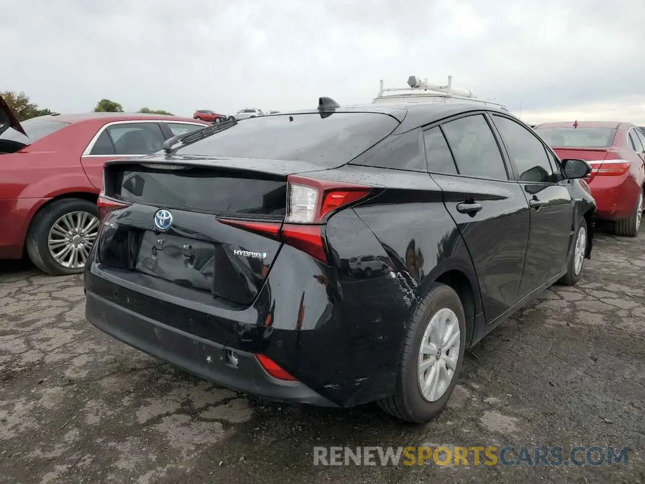 4 Фотография поврежденного автомобиля JTDKAMFU8N3158518 TOYOTA PRIUS NIGH 2022