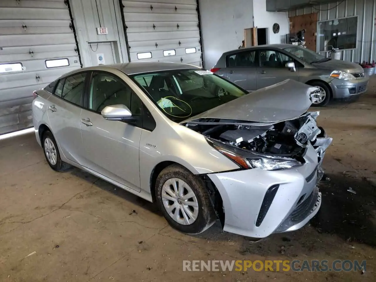 1 Photograph of a damaged car JTDKAMFU8N3159877 TOYOTA PRIUS NIGH 2022