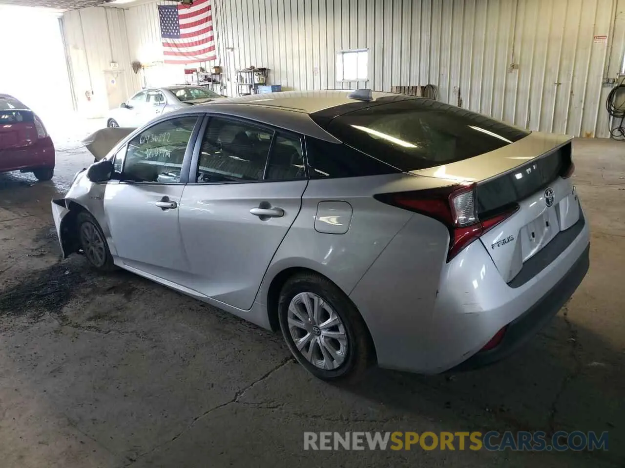 3 Photograph of a damaged car JTDKAMFU8N3159877 TOYOTA PRIUS NIGH 2022