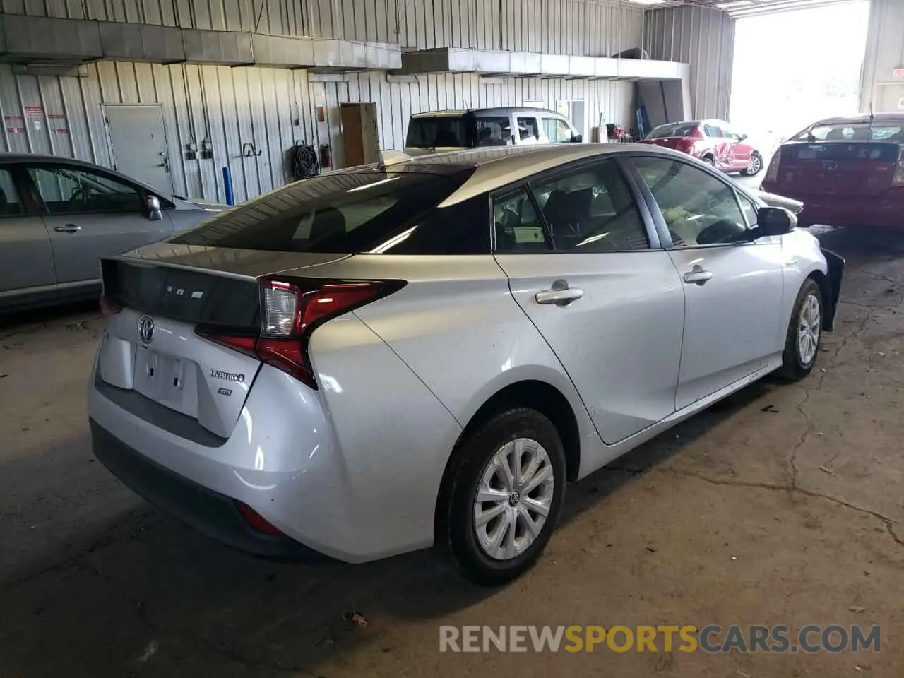 4 Photograph of a damaged car JTDKAMFU8N3159877 TOYOTA PRIUS NIGH 2022