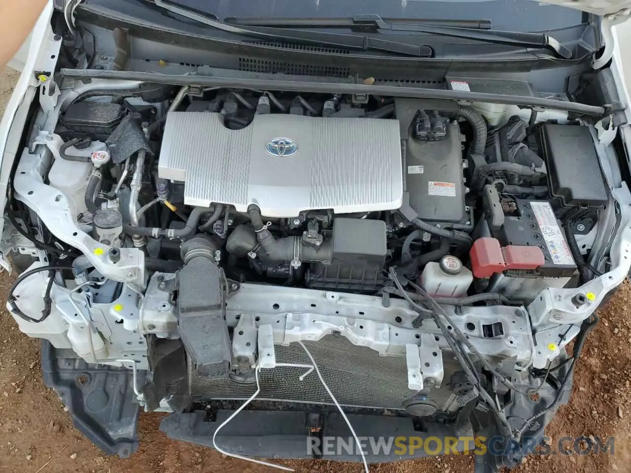 11 Фотография поврежденного автомобиля JTDKAMFU8N3177960 TOYOTA PRIUS NIGH 2022