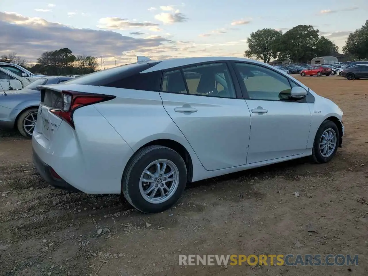 3 Фотография поврежденного автомобиля JTDKAMFU8N3177960 TOYOTA PRIUS NIGH 2022