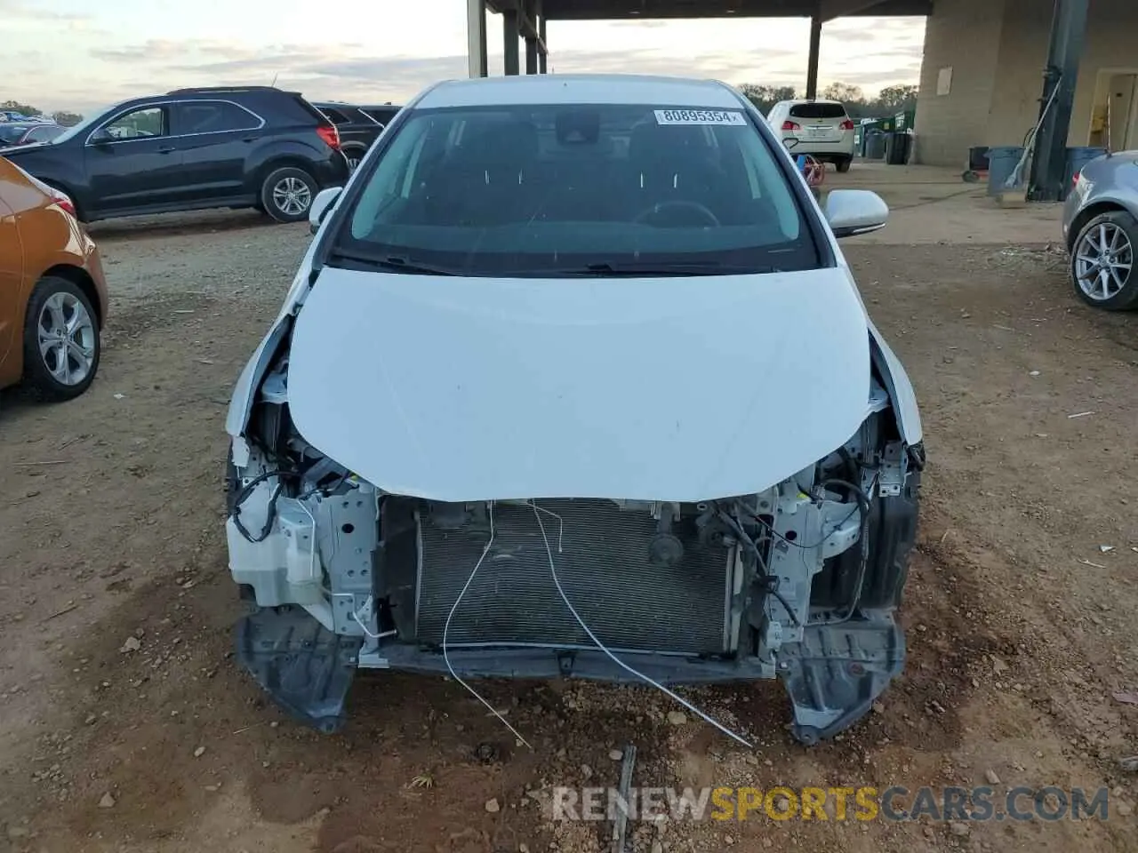 5 Фотография поврежденного автомобиля JTDKAMFU8N3177960 TOYOTA PRIUS NIGH 2022