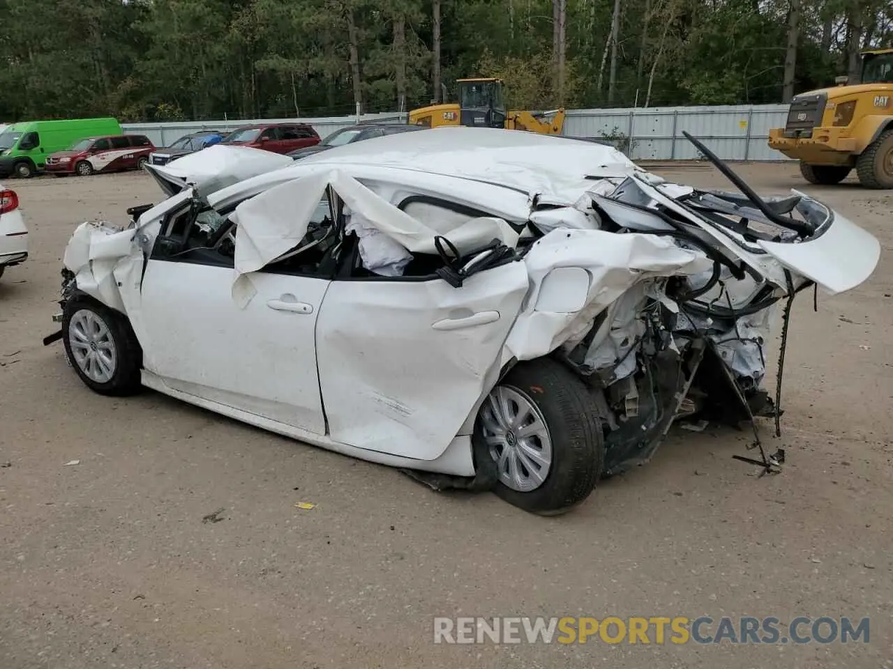 2 Фотография поврежденного автомобиля JTDKAMFU8N3178669 TOYOTA PRIUS NIGH 2022