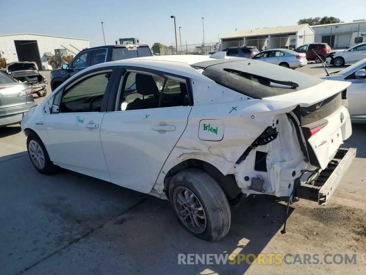 2 Photograph of a damaged car JTDKAMFU8N3182253 TOYOTA PRIUS NIGH 2022