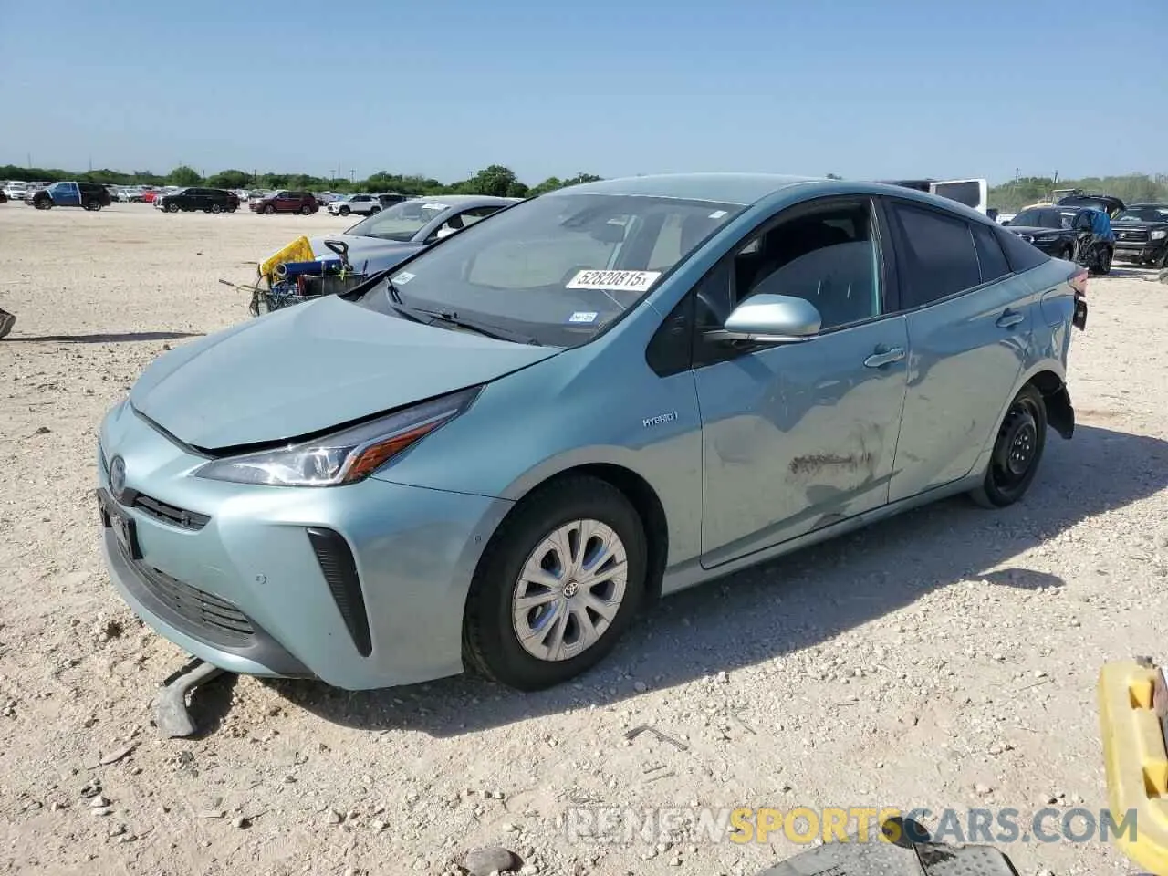 1 Photograph of a damaged car JTDKAMFU9N3154199 TOYOTA PRIUS NIGH 2022