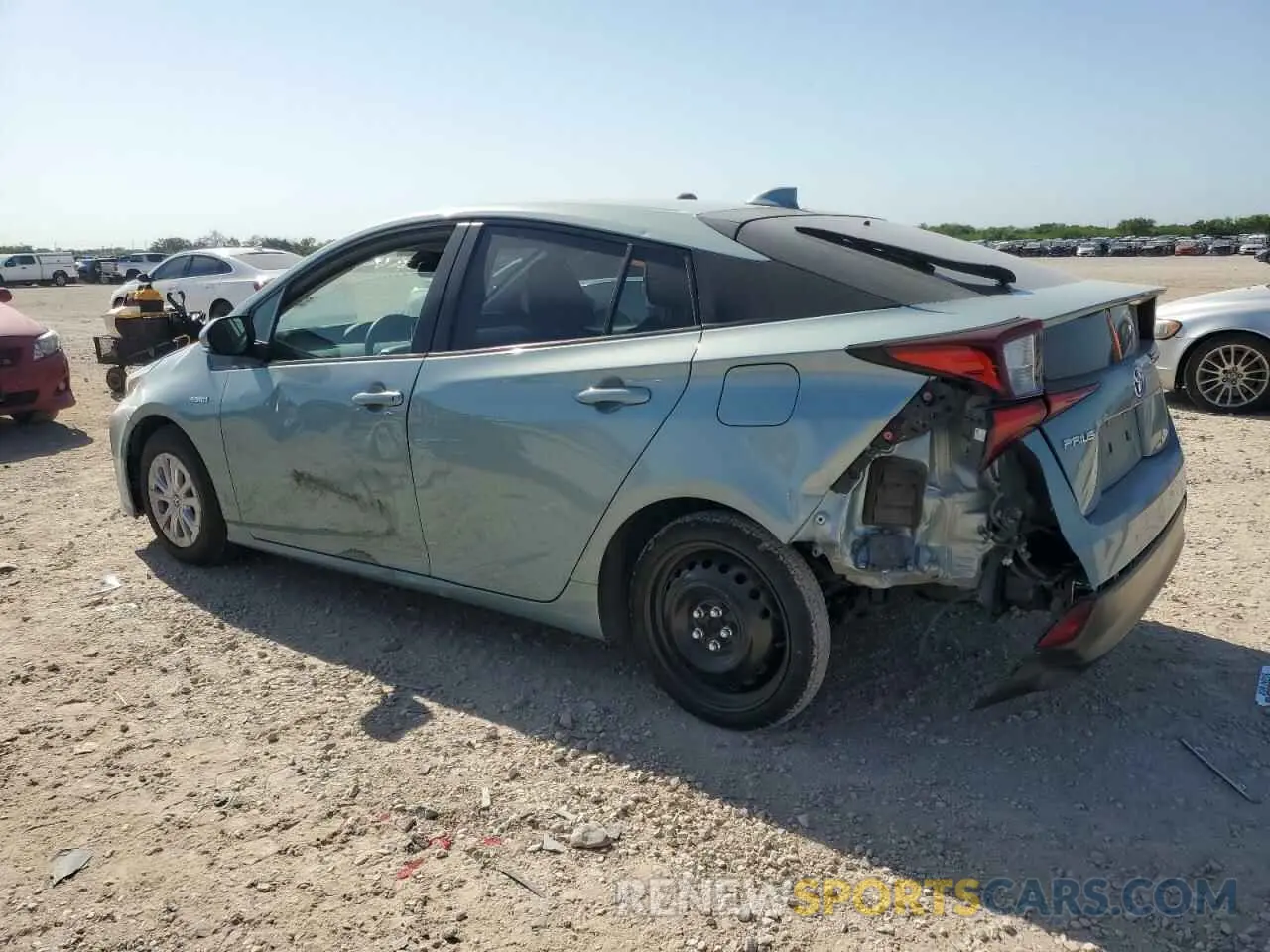 2 Photograph of a damaged car JTDKAMFU9N3154199 TOYOTA PRIUS NIGH 2022