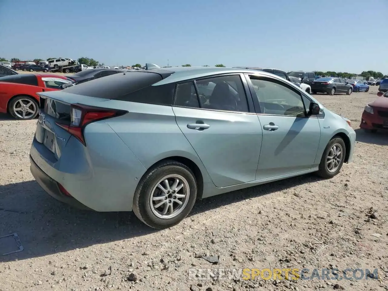 3 Photograph of a damaged car JTDKAMFU9N3154199 TOYOTA PRIUS NIGH 2022