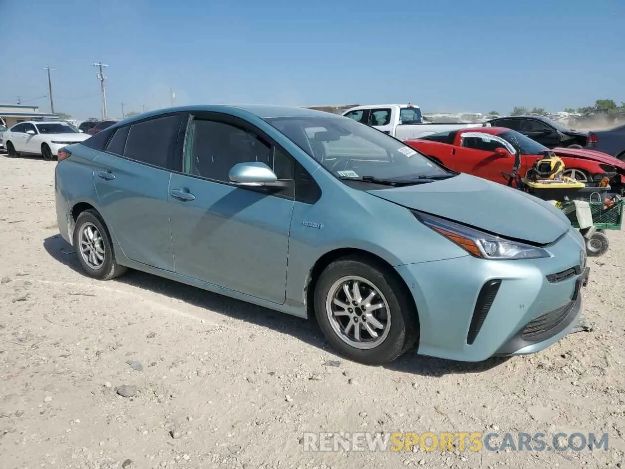 4 Photograph of a damaged car JTDKAMFU9N3154199 TOYOTA PRIUS NIGH 2022
