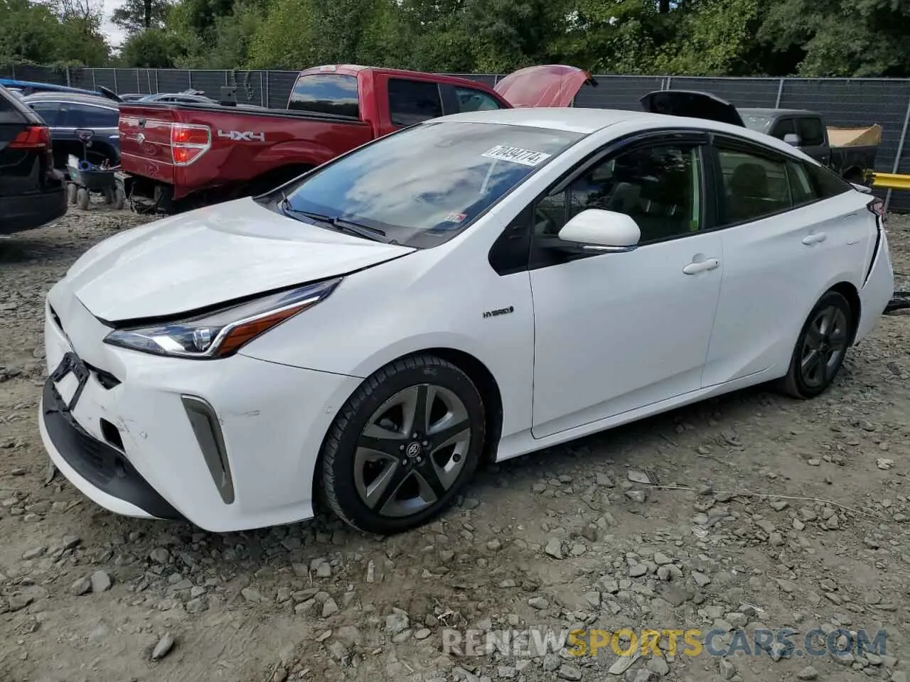 1 Фотография поврежденного автомобиля JTDKAMFU9N3159290 TOYOTA PRIUS NIGH 2022