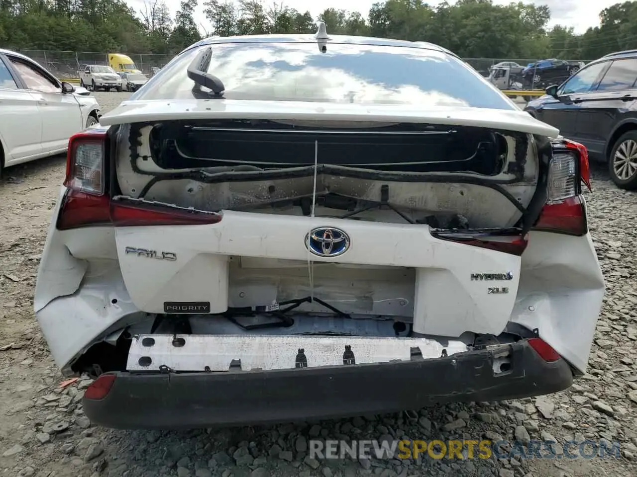 6 Фотография поврежденного автомобиля JTDKAMFU9N3159290 TOYOTA PRIUS NIGH 2022