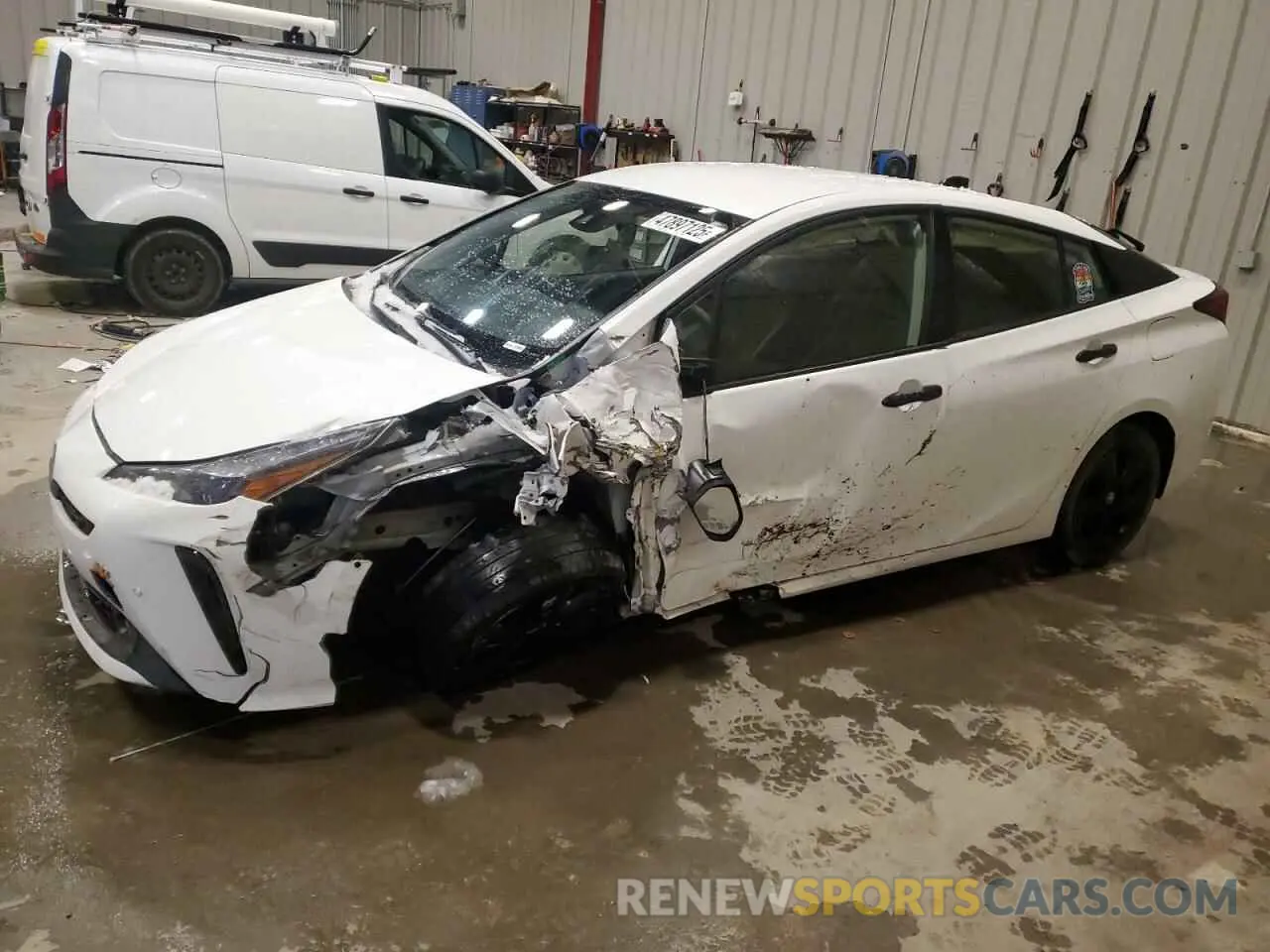 1 Photograph of a damaged car JTDKAMFU9N3166109 TOYOTA PRIUS NIGH 2022
