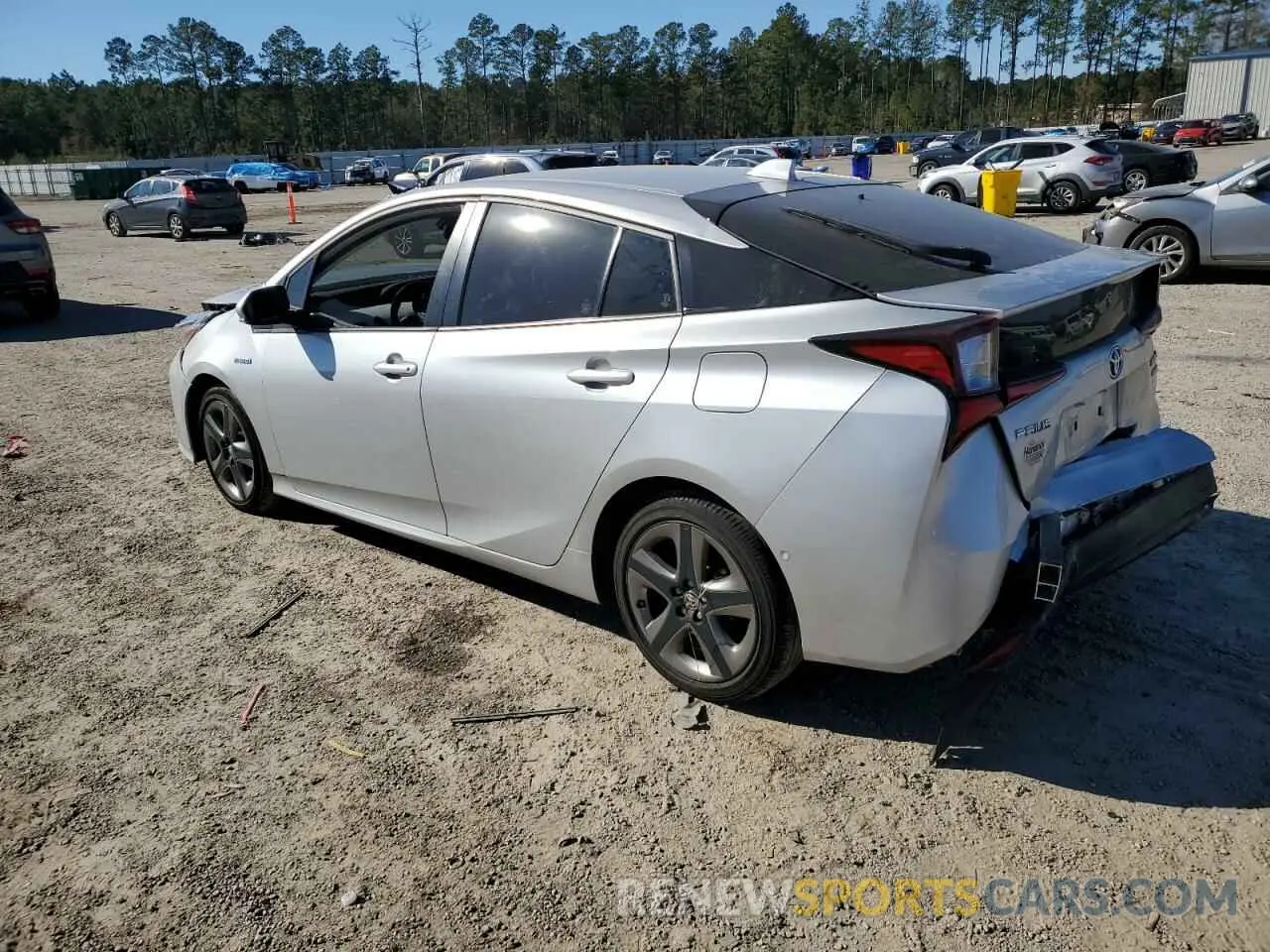 2 Фотография поврежденного автомобиля JTDKAMFU9N3167860 TOYOTA PRIUS NIGH 2022