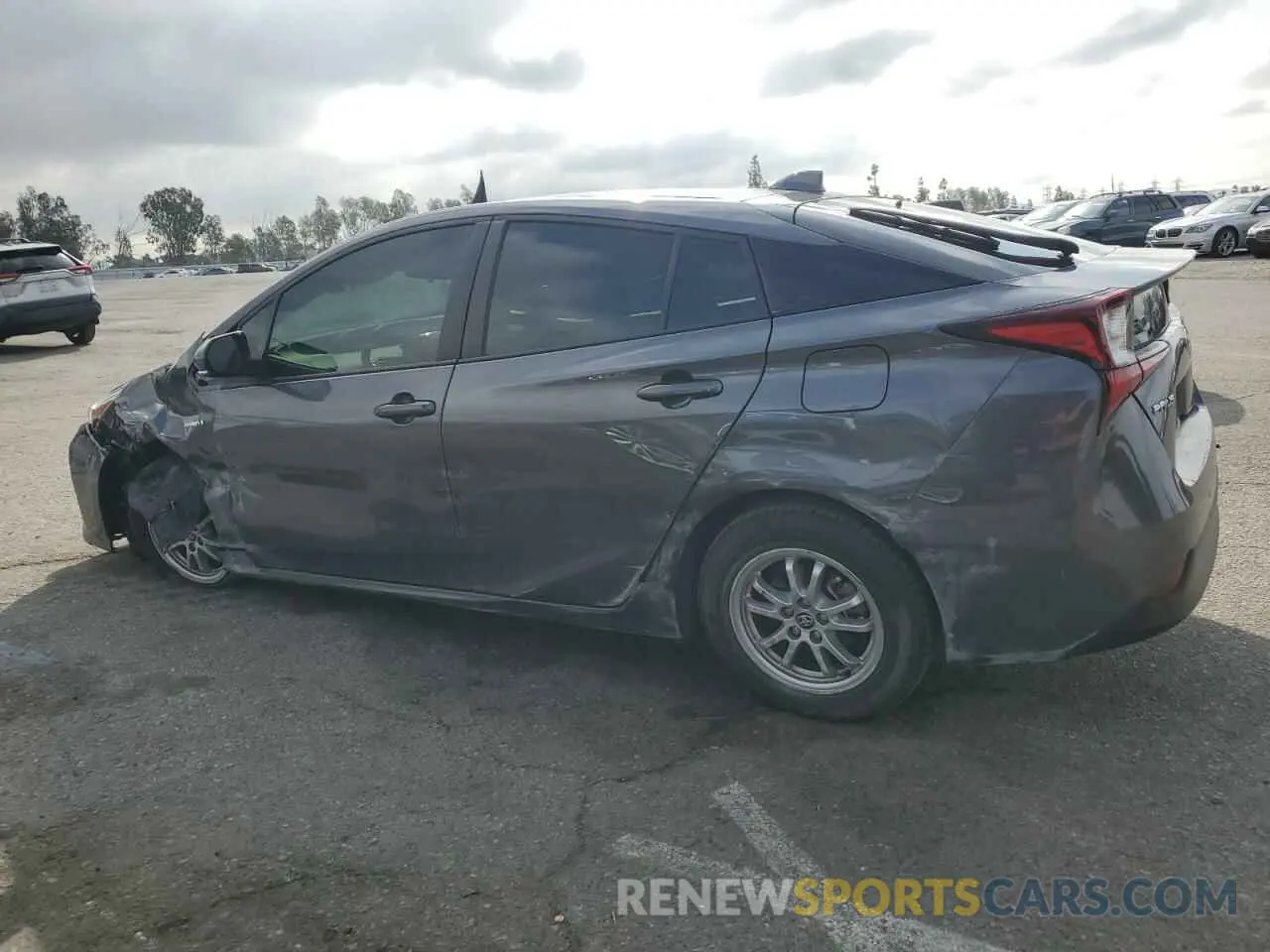 2 Photograph of a damaged car JTDKAMFU9N3169978 TOYOTA PRIUS NIGH 2022