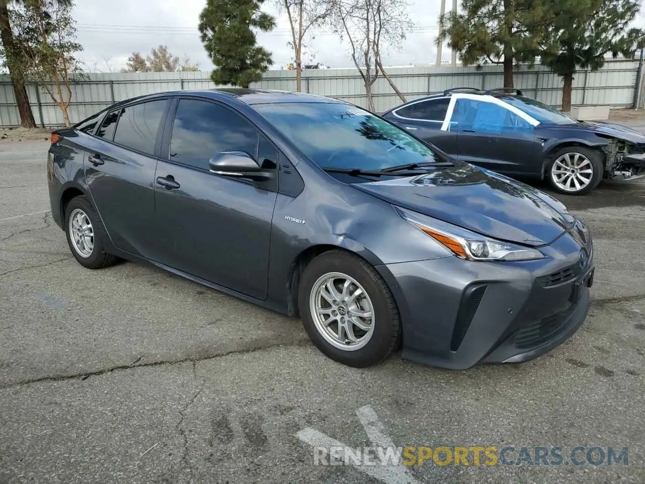 4 Photograph of a damaged car JTDKAMFU9N3169978 TOYOTA PRIUS NIGH 2022