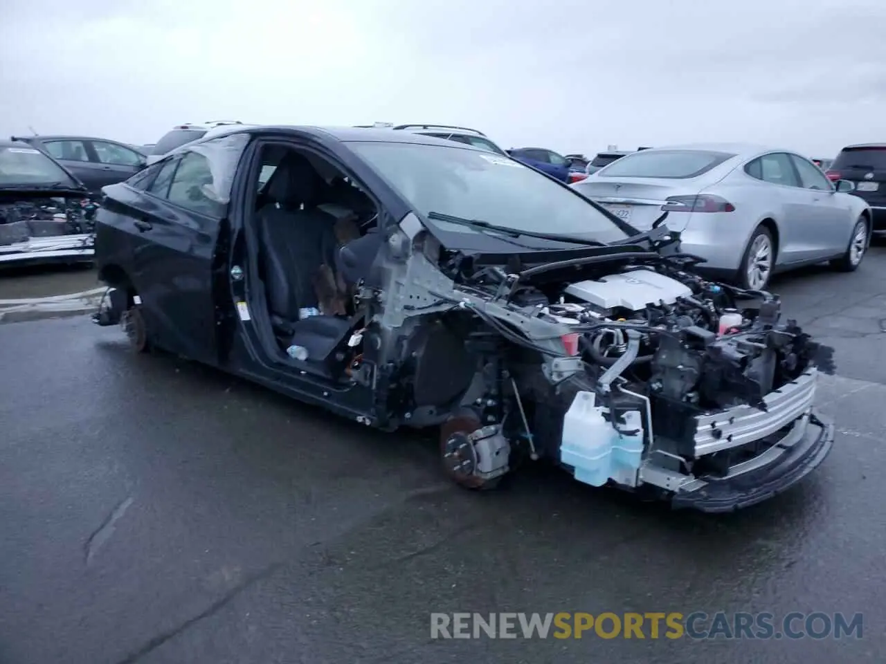 4 Фотография поврежденного автомобиля JTDKAMFU9N3180267 TOYOTA PRIUS NIGH 2022