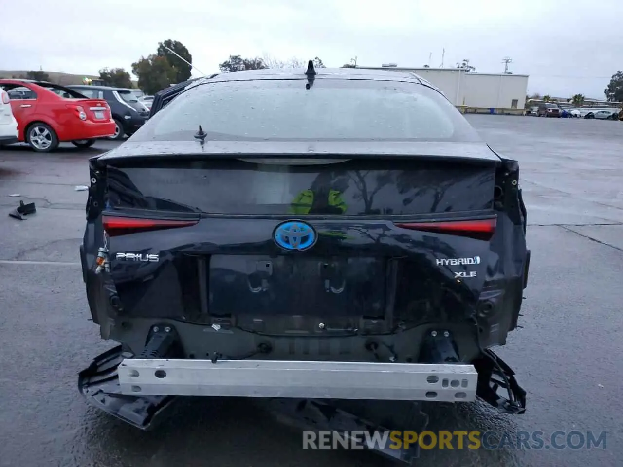 6 Фотография поврежденного автомобиля JTDKAMFU9N3180267 TOYOTA PRIUS NIGH 2022