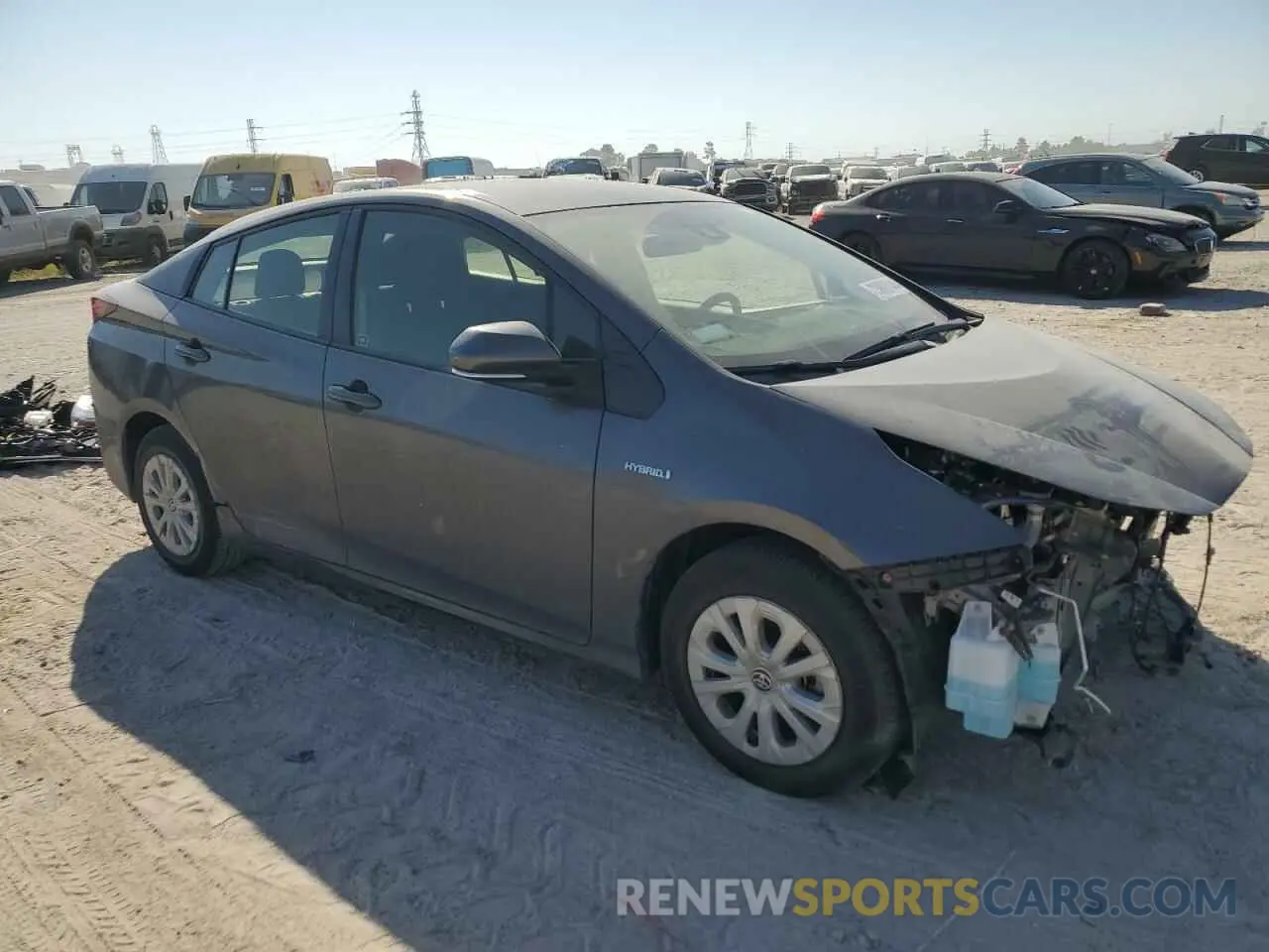 4 Photograph of a damaged car JTDKAMFU9N3189325 TOYOTA PRIUS NIGH 2022