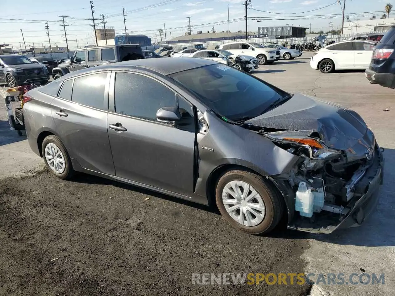 4 Фотография поврежденного автомобиля JTDKAMFUXN3156737 TOYOTA PRIUS NIGH 2022