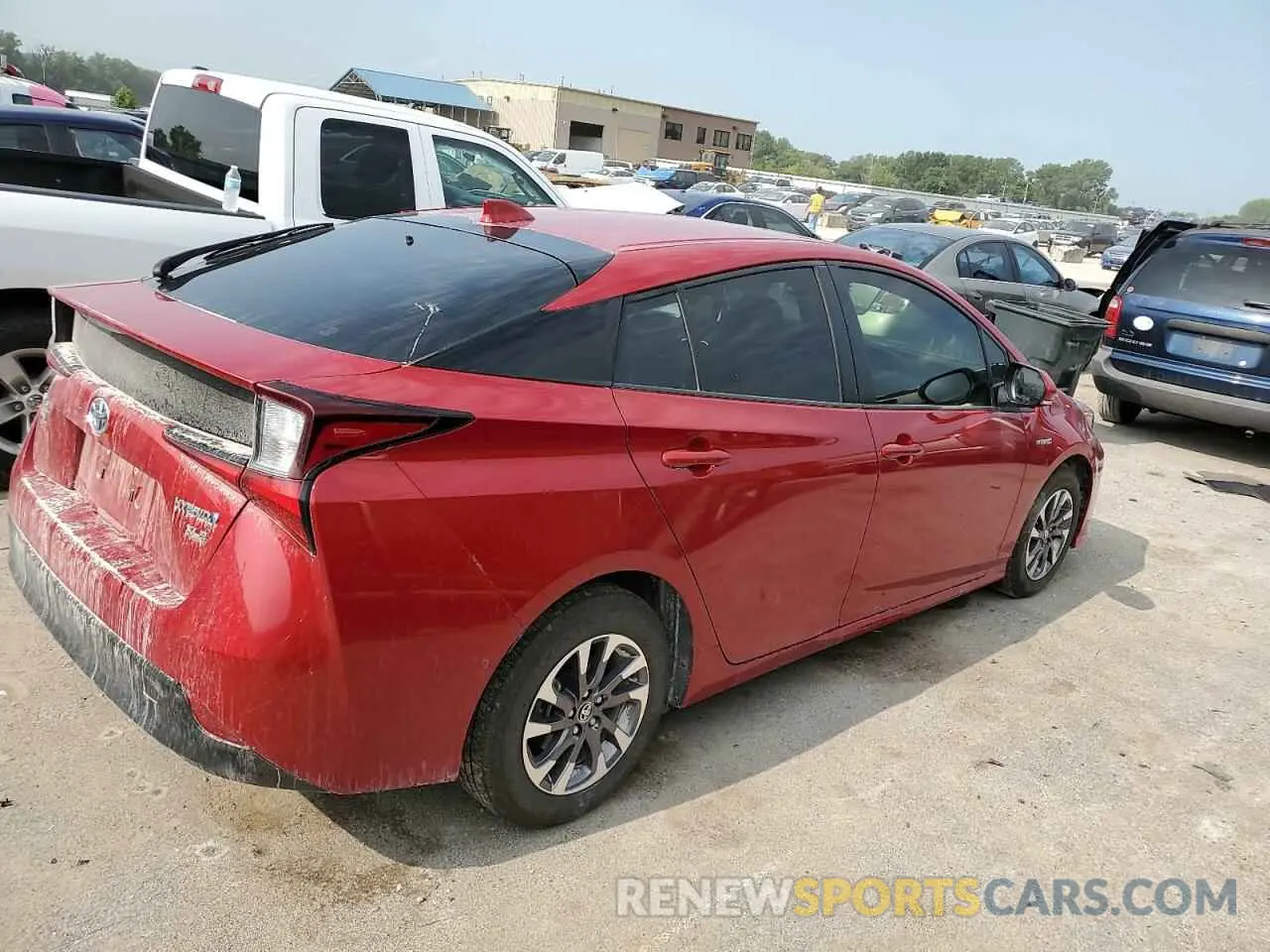 3 Фотография поврежденного автомобиля JTDKAMFUXN3169116 TOYOTA PRIUS NIGH 2022