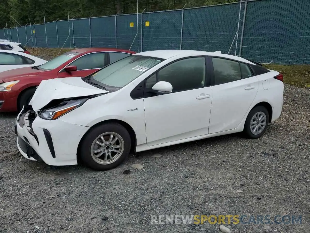 1 Photograph of a damaged car JTDKAMFUXN3173800 TOYOTA PRIUS NIGH 2022