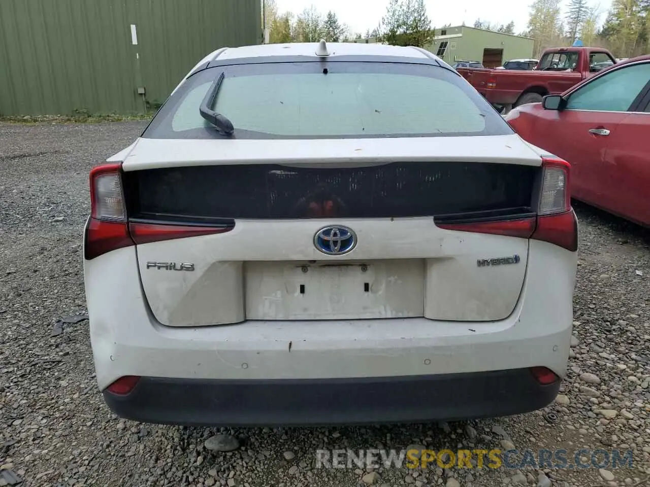 6 Photograph of a damaged car JTDKAMFUXN3173800 TOYOTA PRIUS NIGH 2022