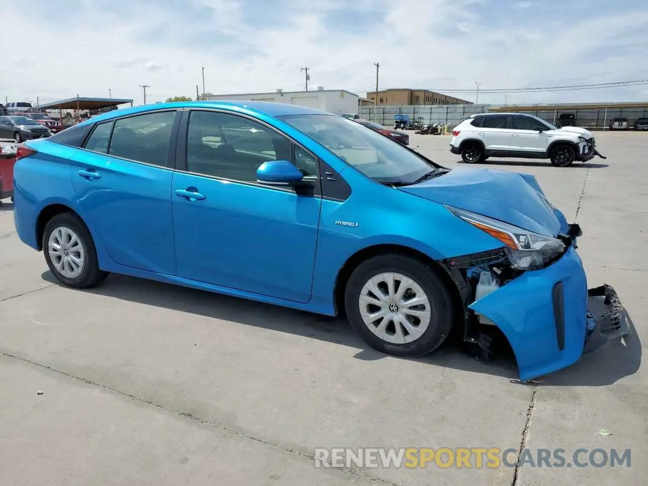 4 Фотография поврежденного автомобиля JTDKAMFUXN3184828 TOYOTA PRIUS NIGH 2022