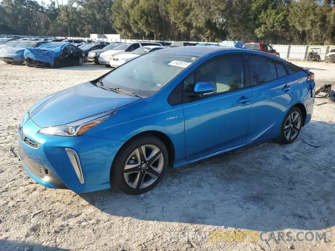 1 Фотография поврежденного автомобиля JTDKAMFUXN3186143 TOYOTA PRIUS NIGH 2022