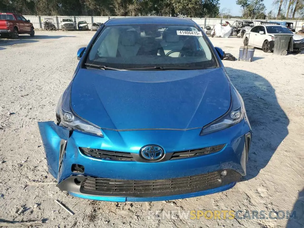 5 Фотография поврежденного автомобиля JTDKAMFUXN3186143 TOYOTA PRIUS NIGH 2022