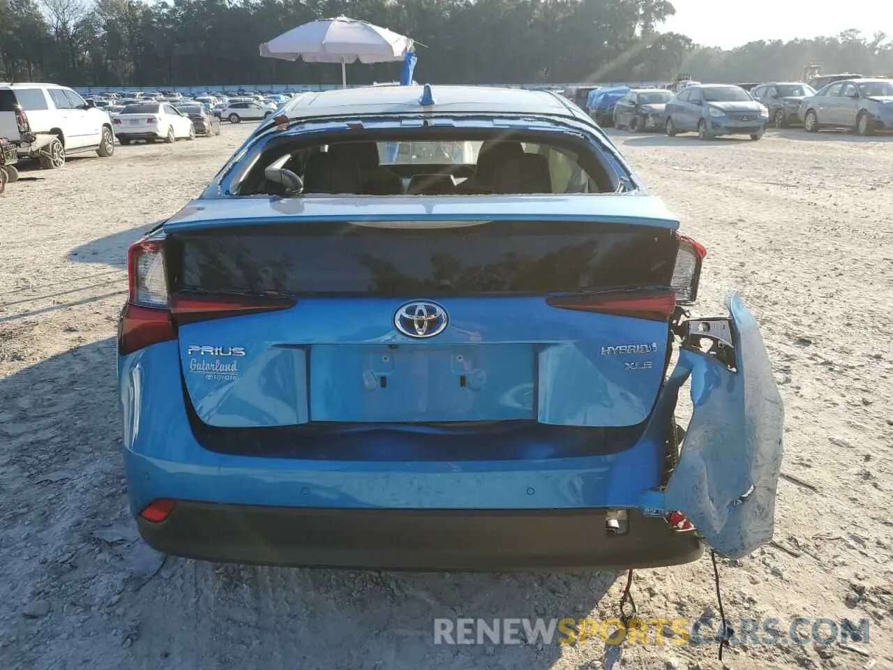 6 Фотография поврежденного автомобиля JTDKAMFUXN3186143 TOYOTA PRIUS NIGH 2022