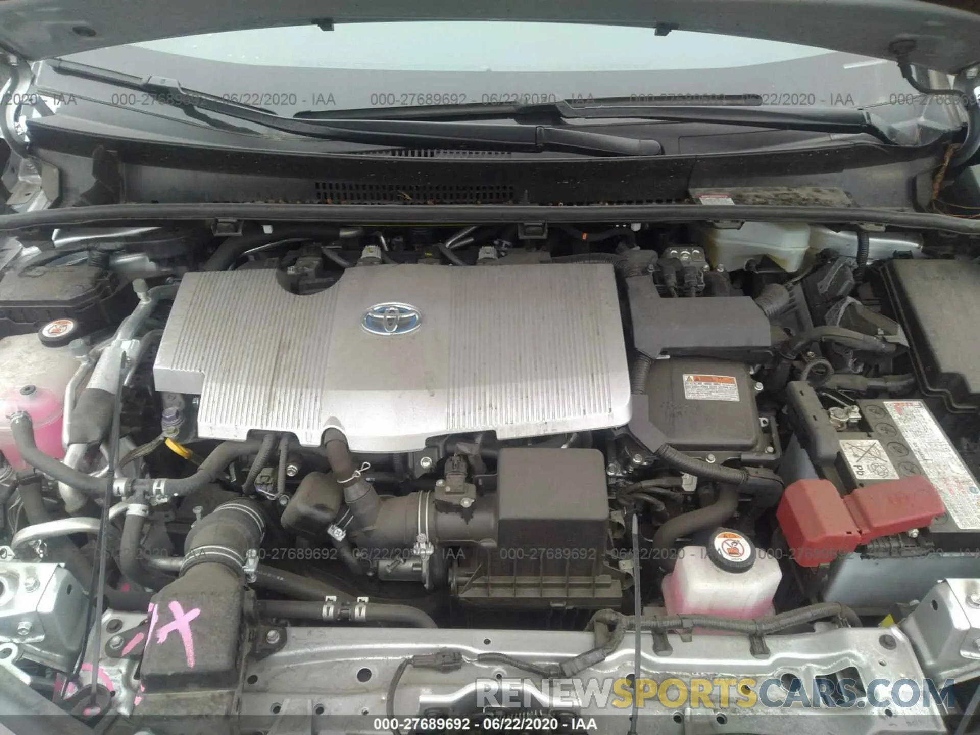 10 Photograph of a damaged car JTDKARFP0K3111177 TOYOTA PRIUS PRIME 2019