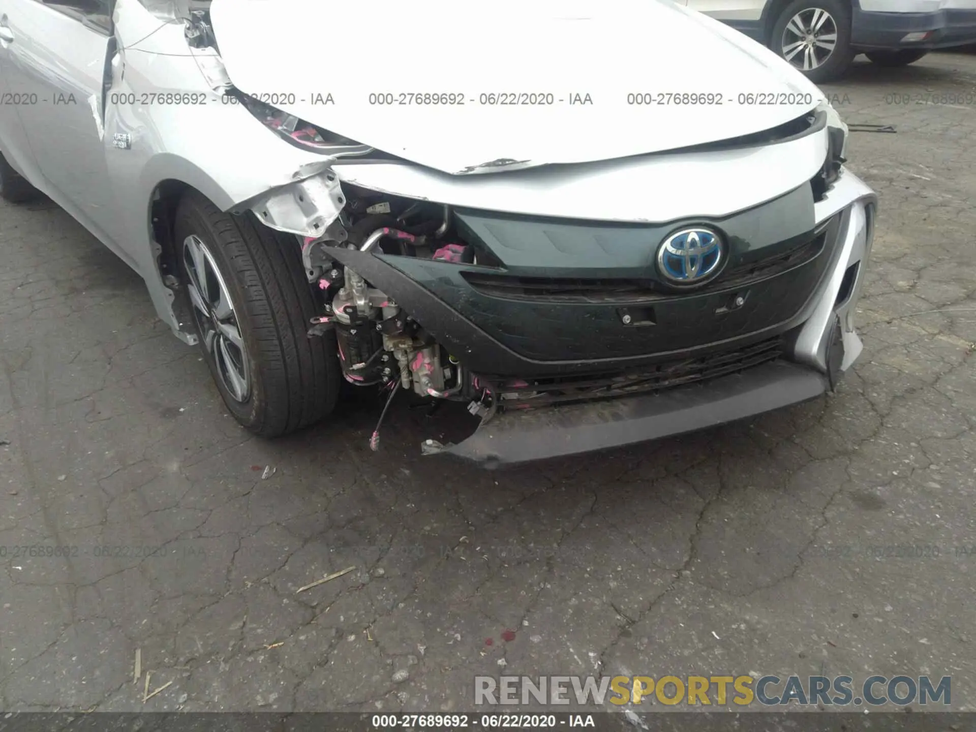 6 Photograph of a damaged car JTDKARFP0K3111177 TOYOTA PRIUS PRIME 2019