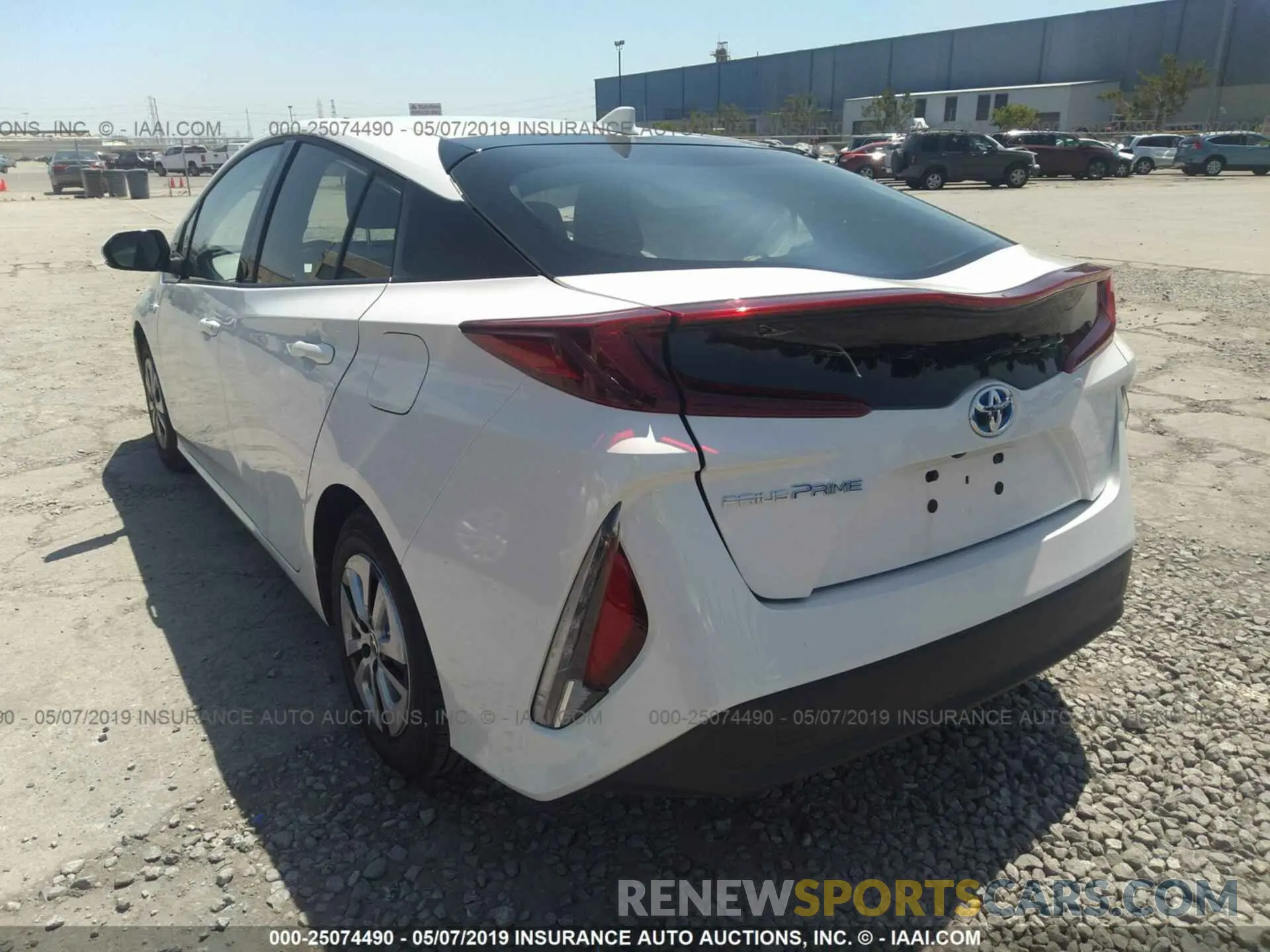 3 Photograph of a damaged car JTDKARFP1K3109373 TOYOTA PRIUS PRIME 2019