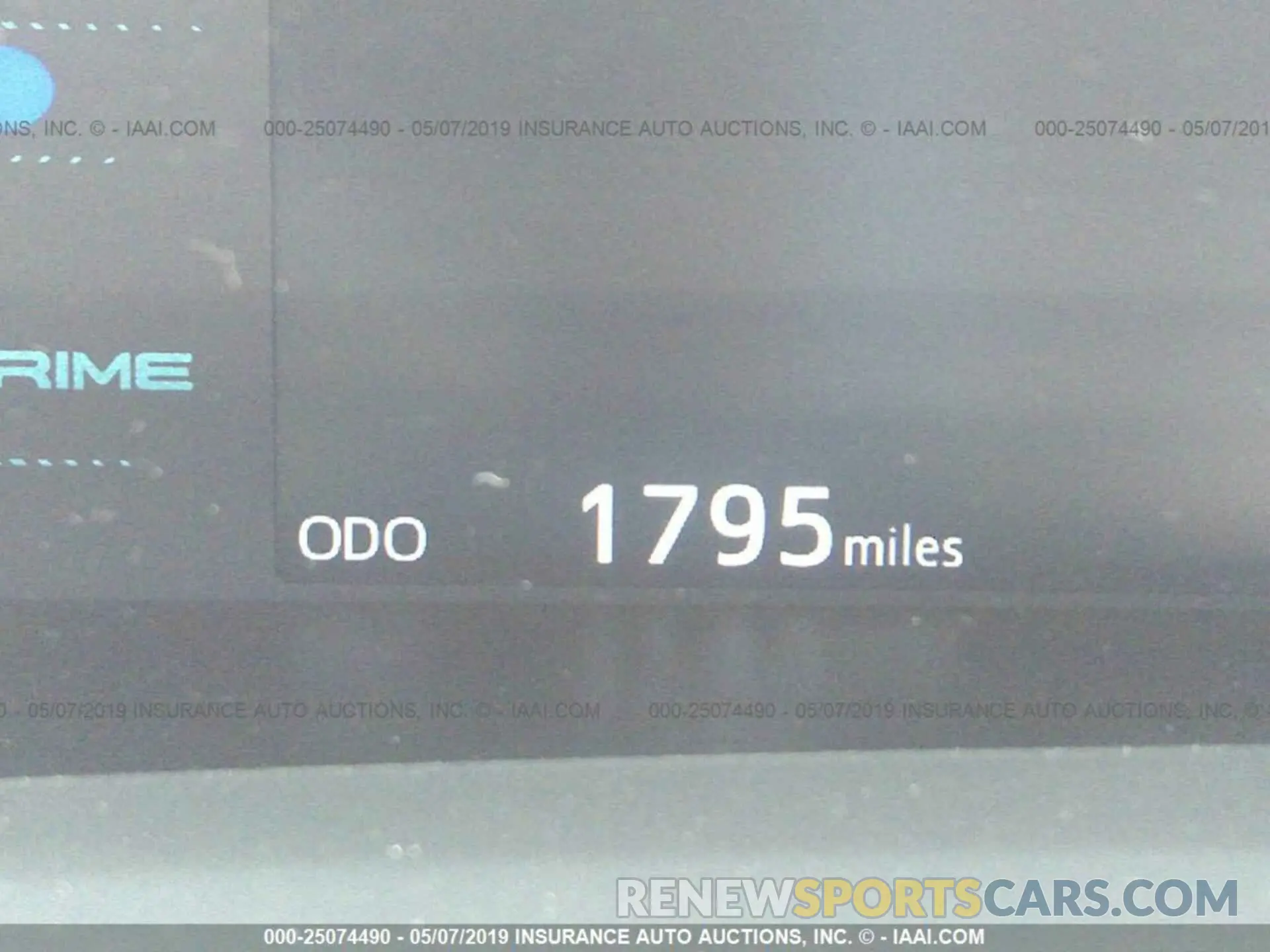 7 Photograph of a damaged car JTDKARFP1K3109373 TOYOTA PRIUS PRIME 2019