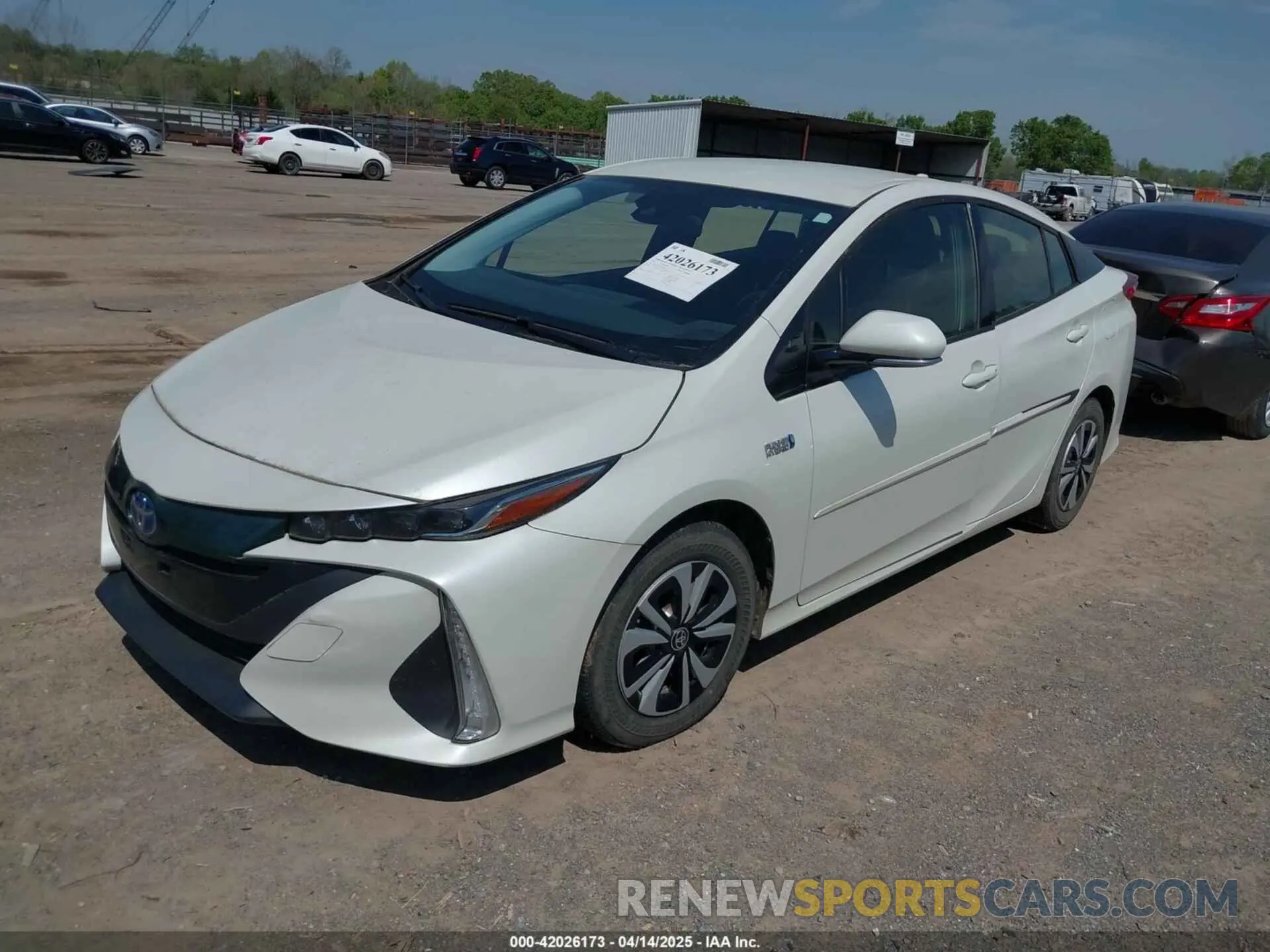 2 Photograph of a damaged car JTDKARFP1K3116470 TOYOTA PRIUS PRIME 2019