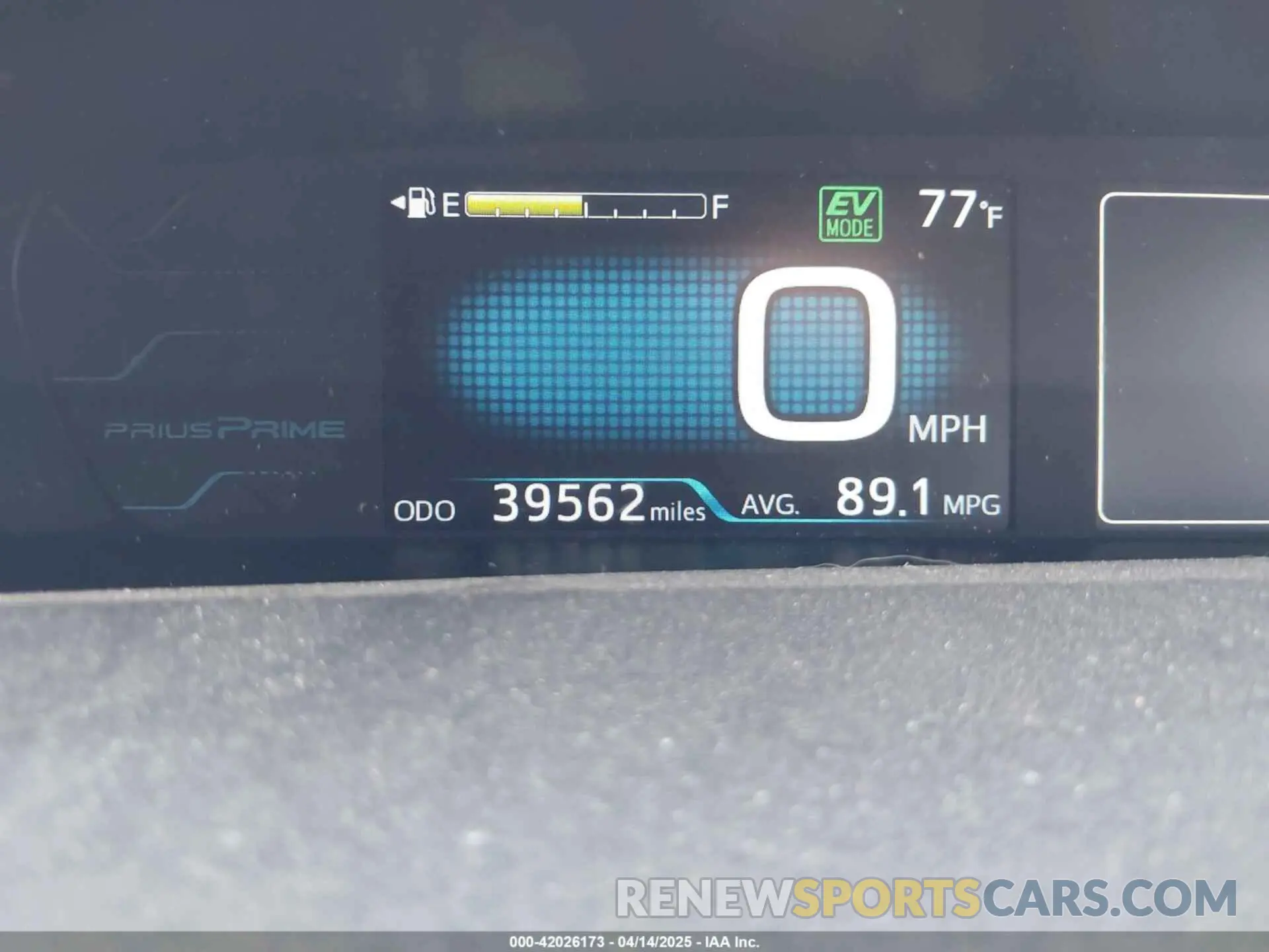 7 Photograph of a damaged car JTDKARFP1K3116470 TOYOTA PRIUS PRIME 2019