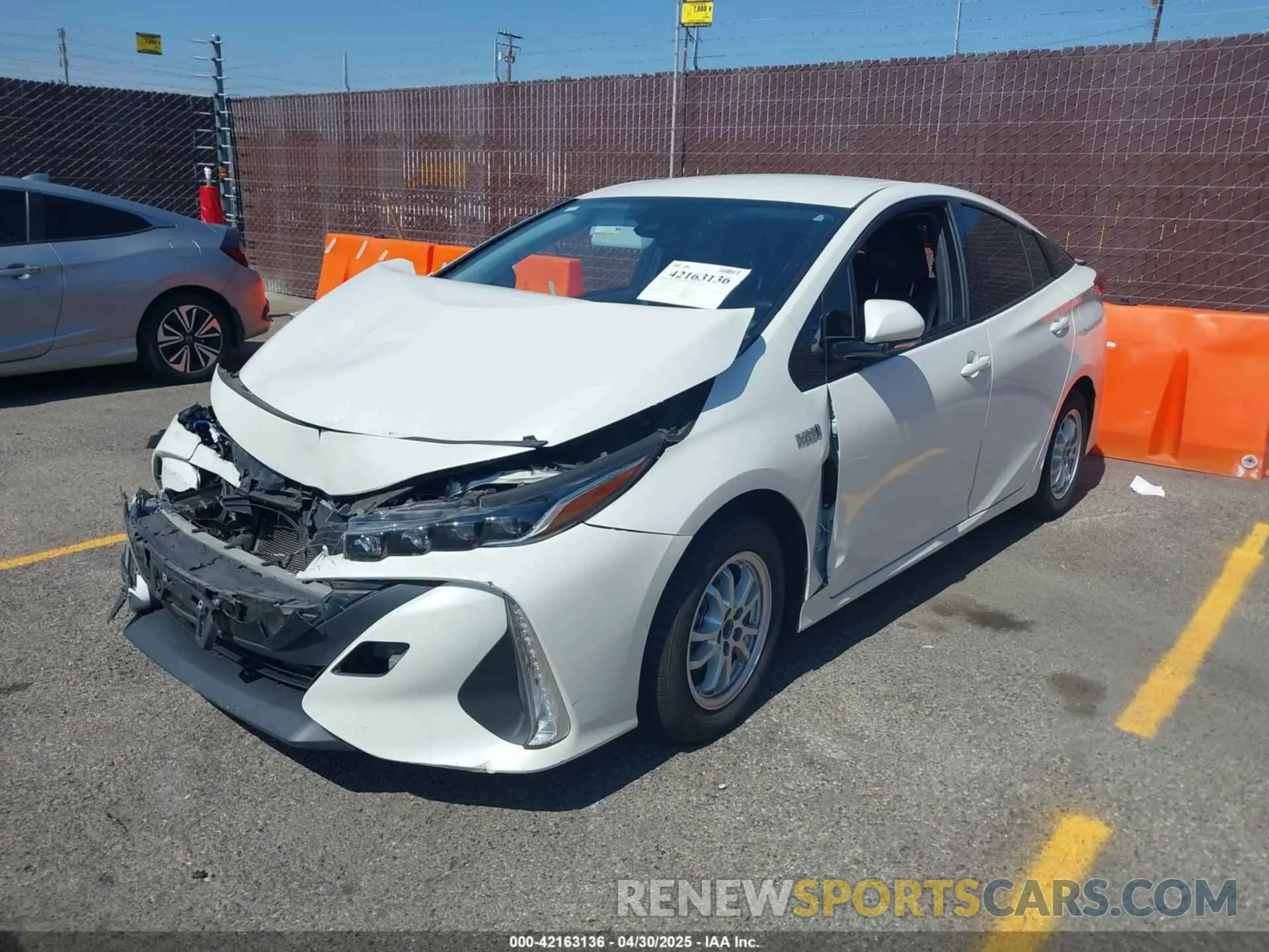 2 Photograph of a damaged car JTDKARFP1K3118641 TOYOTA PRIUS PRIME 2019