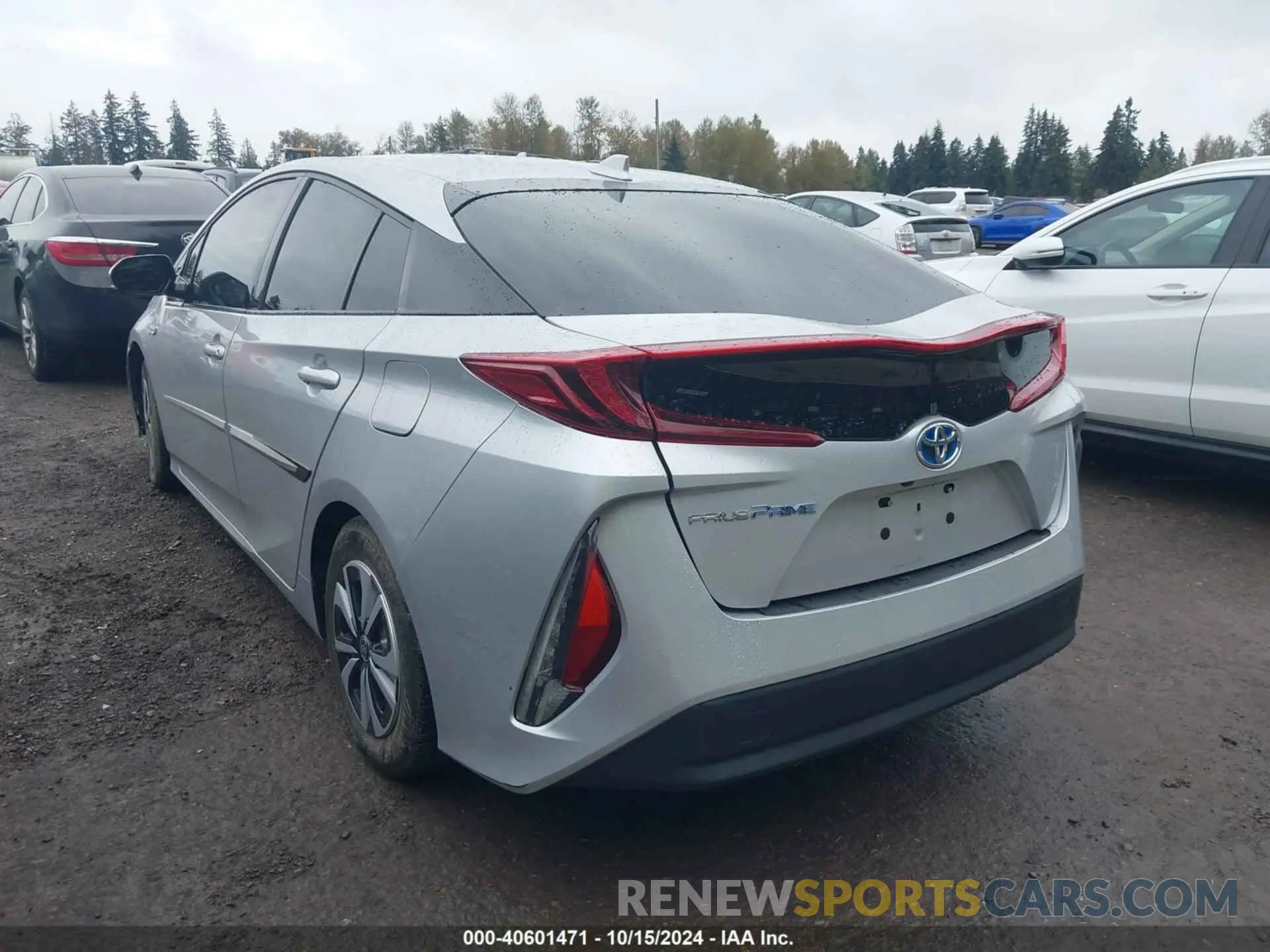 3 Фотография поврежденного автомобиля JTDKARFP2K3113593 TOYOTA PRIUS PRIME 2019